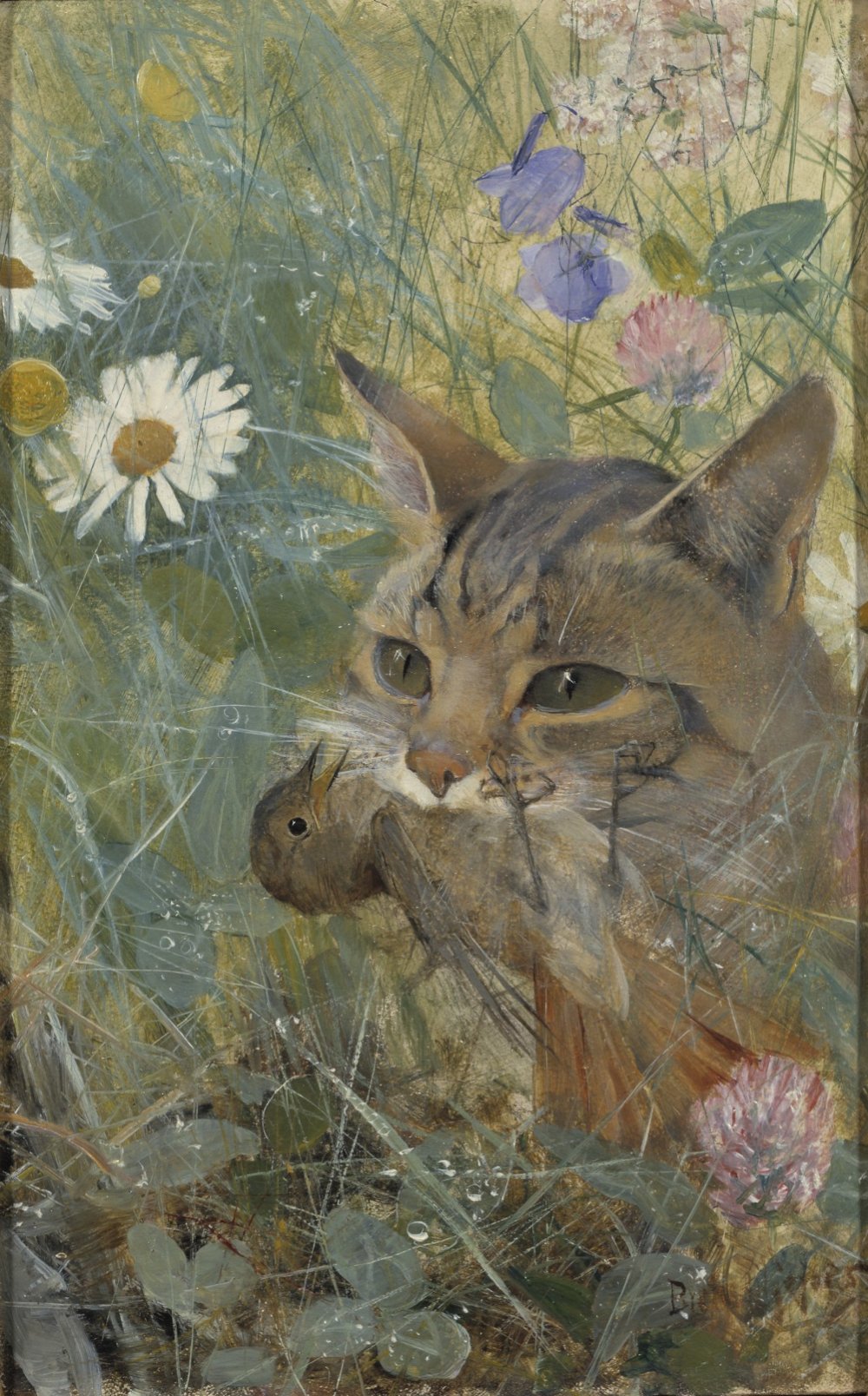 1738339427_bruno_liljefors_-_cat_with_young_bird_in_its_mouth_five_studies_in_one_frame_-_1885_-_nationalmuseum_stockholm.jpg