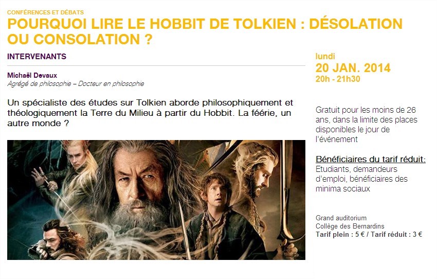 Pourquoi lire le Hobbit de Tolkien : désolation ou consolation ?