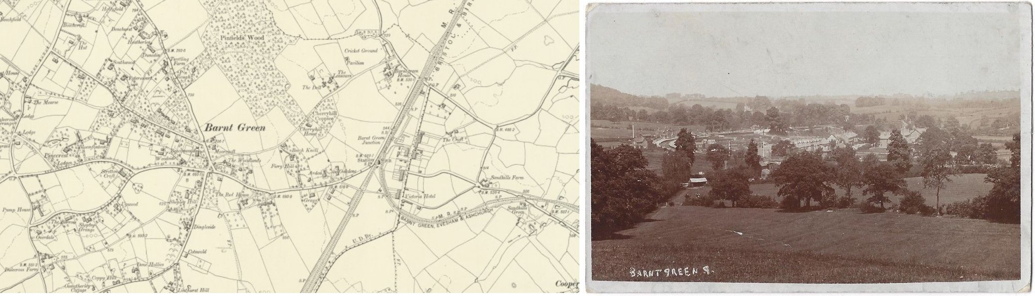 Barnt Green vers 1905